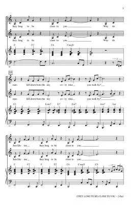 (They Long to Be) Close to You - Bacharach/Huff/David - Choral Octavo - 2-Pt Accompanied