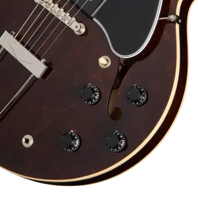 ES-330 Electric Guitar with Hardshell Case - Dark Walnut