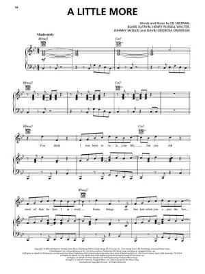 Play - Sheeran - Piano/Vocal/Guitar - Book