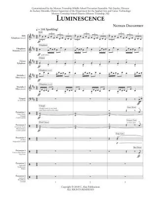 Luminescence - Daughtrey - Percussion Ensemble