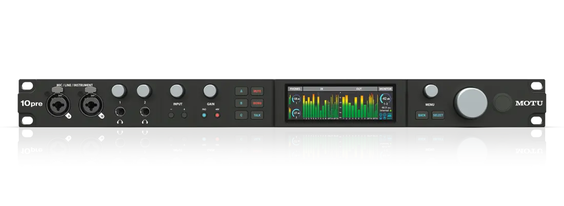 10pre Thunderbolt 4/USB4 Audio Interface