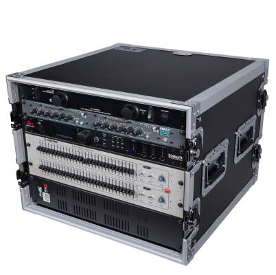 8U Space Amp Rack Mount ATA Flight Case