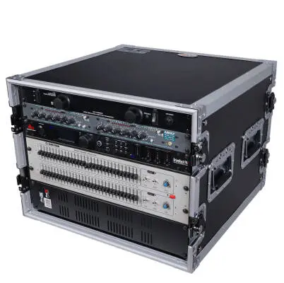 8U Space Amp Rack Mount ATA Flight Case