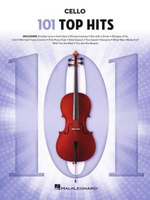 101 Top Hits for Cello - Cello - Book