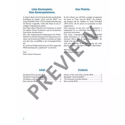 Peter and the Wolf, Op.67 - Prokofiev/Heumann - Piano (Simplified) - Book