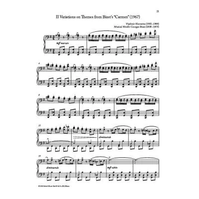 Carmen Paraphrases - Bizet/Horowitz - Piano - Sheet