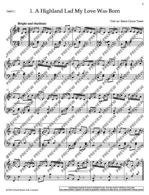 Scottish Folk Tunes for Piano - Turner - Piano - Book/Audio Online