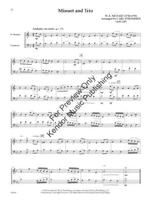 10 Melodious Duets for Trumpet and Trombone - Strommen - Book