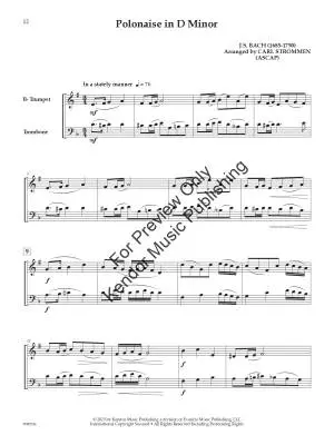 10 Melodious Duets for Trumpet and Trombone - Strommen - Book