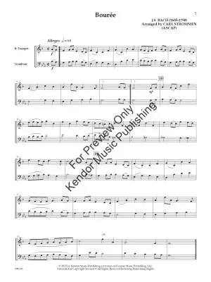 10 Melodious Duets for Trumpet and Trombone - Strommen - Book