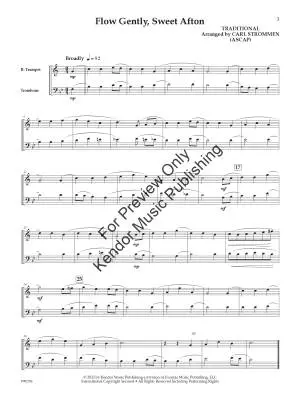 10 Melodious Duets for Trumpet and Trombone - Strommen - Book