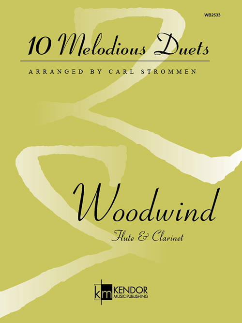 10 Melodious Duets for Flute and Clarinet - Strommen - Book