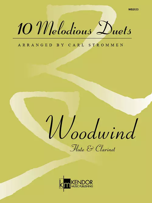 10 Melodious Duets for Flute and Clarinet - Strommen - Book