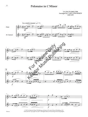 10 Melodious Duets for Flute and Clarinet - Strommen - Book