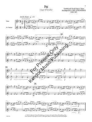 10 Melodious Duets for Flute and Clarinet - Strommen - Book