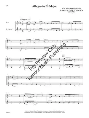 10 Melodious Duets for Flute and Clarinet - Strommen - Book