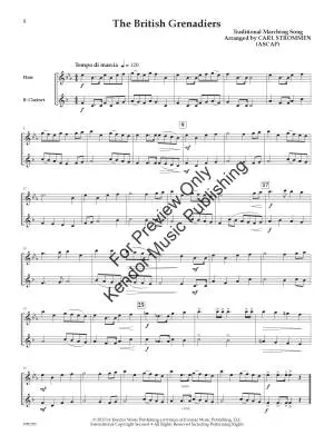 10 Melodious Duets for Flute and Clarinet - Strommen - Book