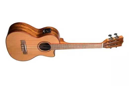 Solid Cedar/Acacia Tenor Ukulele with Electronics