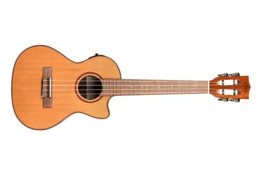Solid Cedar/Acacia Tenor Ukulele with Electronics