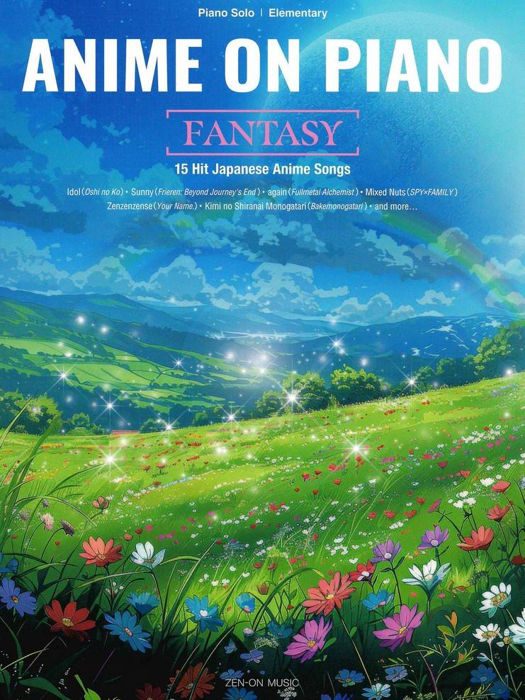 Anime on Piano: Fantasy - Piano - Book