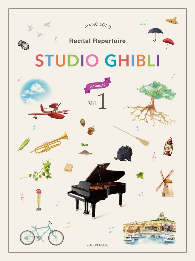 Studio Ghibli Recital Repertire, Volume 1 - Advanced - Piano - Book
