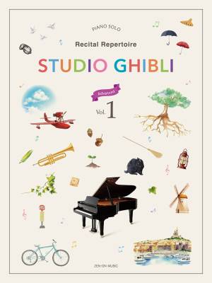 Studio Ghibli Recital Repertire, Volume 1 - Advanced - Piano - Book