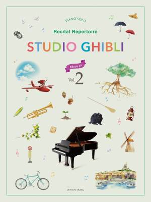 Studio Ghibli Recital Repertire, Volume 2 - Advanced - Piano - Book