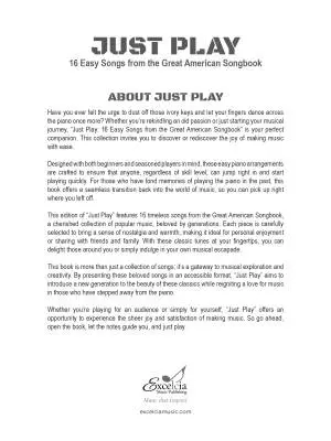 Just Play: 16 Easy Songs from the Great American Songbook - Blair/Acari/Kim - Piano - Book