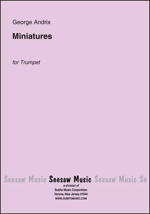 Miniatures for Trumpet - Andrix - Trumpet - Book
