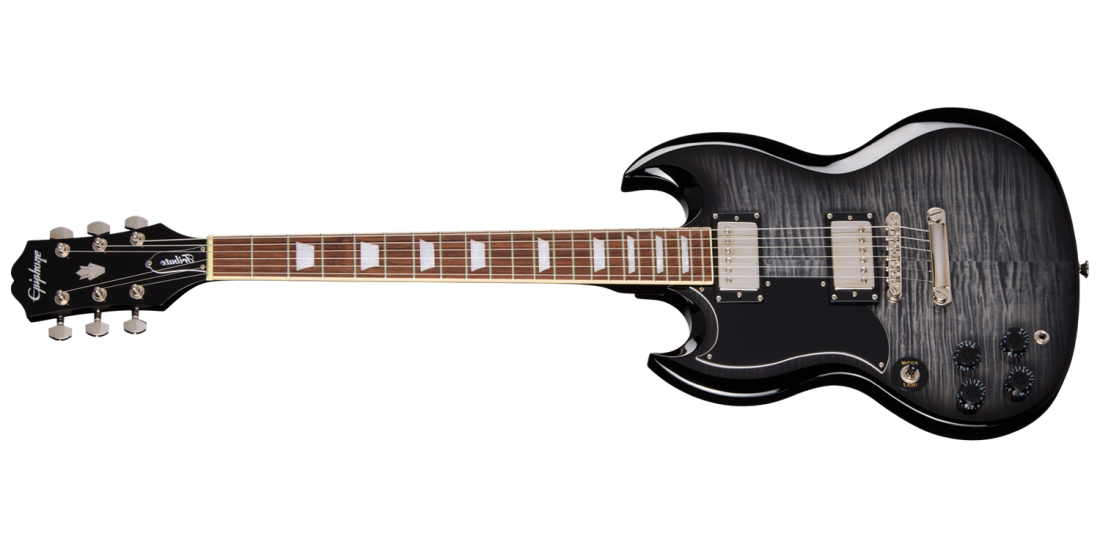 SG Tribute Plus Electric Guitar - Translucent Ebony (Left Handed)
