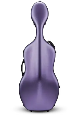 Eastman Strings - CACL30 Polycarbonate Cello Case with Wheels - Purple