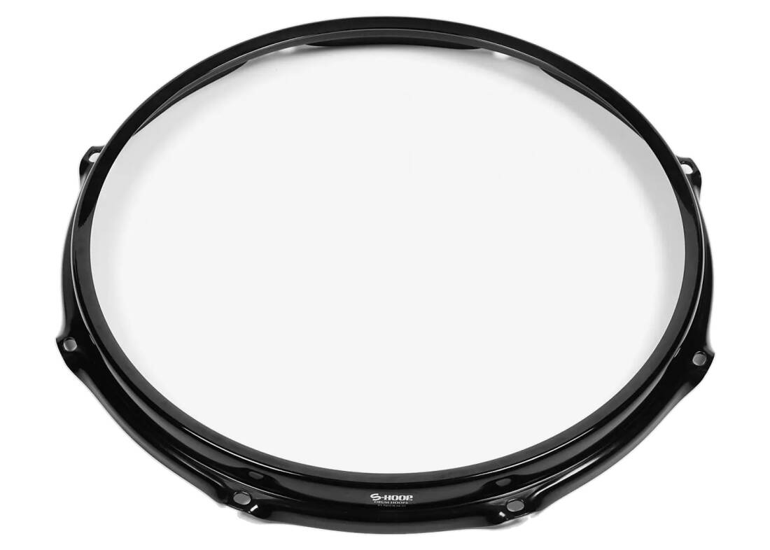 16\'\' S-Hoop, 8-Lug - Black