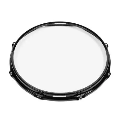S-Hoop Drum Hoops - 16 S-Hoop Snare Bottom, 8-Lug - Black