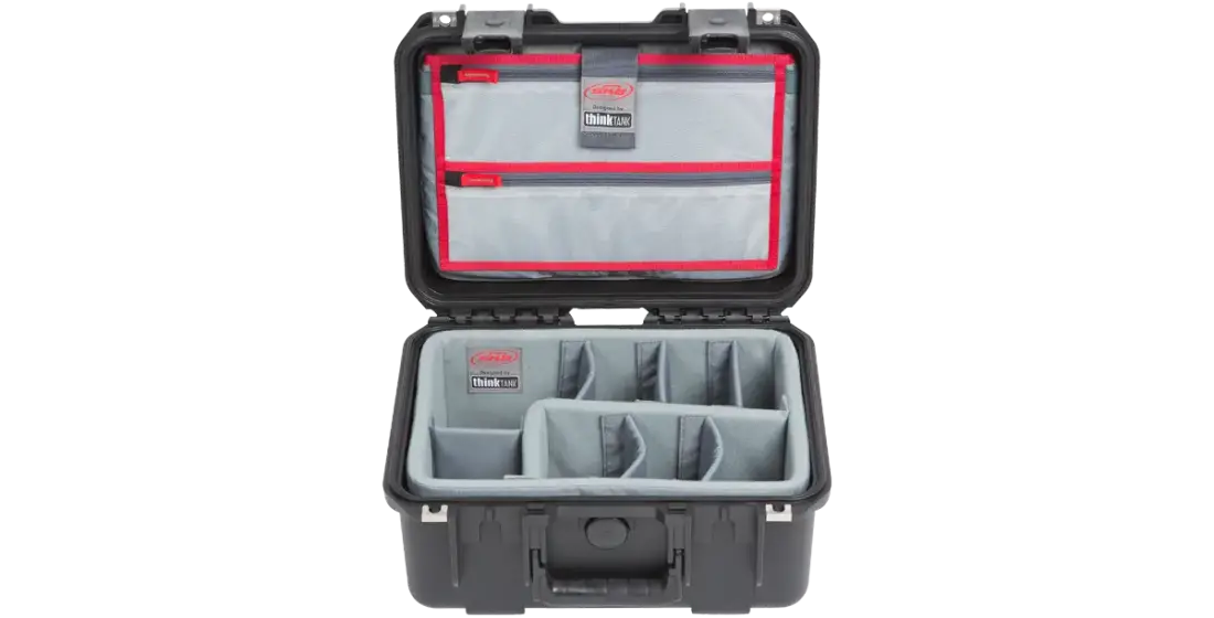 iSeries 1309-6 Case with Padded Dividers and Lid Organizer