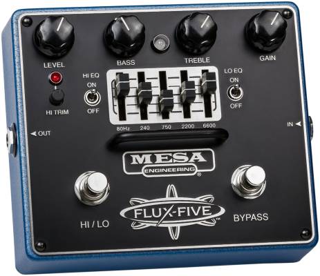 Flux-Five Dual Mode OD Pedal w/5-Band EQ
