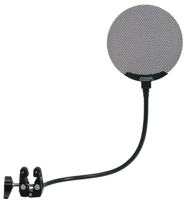 Stedman - PS101 V2 Professional Metal Pop Filter with Gooseneck and Universal Clamp