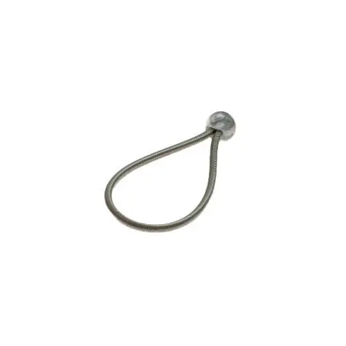 Knotted Elastic Band - Silver, 55 mm