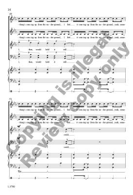 From the Underground - Wiebe - Choral Octavo - SATB Accompanied
