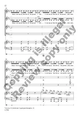 From the Underground - Wiebe - Choral Octavo - SATB Accompanied
