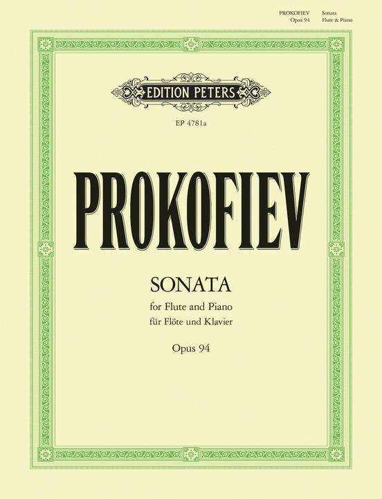 Sonata in D Major, Op.94 - Prokofiev - Flute/Piano - Sheet