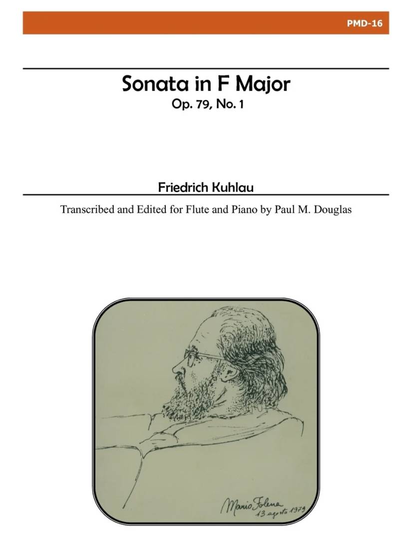 Three Sonatas, Vol. I: Sonata in F Major, Op. 79, No. 1 - Kuhlau - Flute/Piano - Sheet