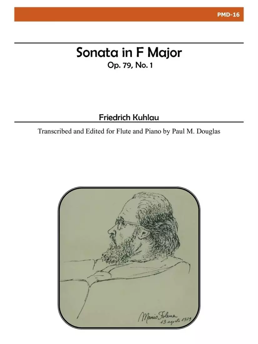 Three Sonatas, Vol. I: Sonata in F Major, Op. 79, No. 1 - Kuhlau - Flute/Piano - Sheet