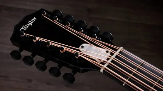 250ce Plus BLK Bajo Quinto 10-String Acoustic-Electric Guitar with Case - Black