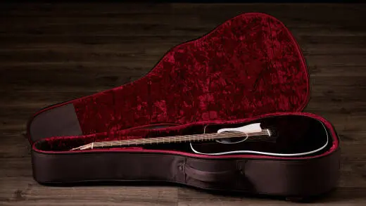 250ce Plus BLK Bajo Quinto 10-String Acoustic-Electric Guitar with Case - Black