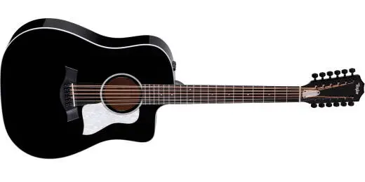 Taylor Guitars - 250ce Plus Doce Doble 12-string Unison with Case - Black