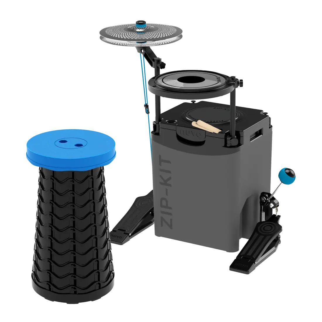 Zip-Kit Compact Drum Set