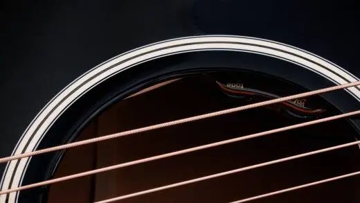 Gold Label 514e Blacktop Tropical Mahogany Acoustic-Electric Guitar with Case