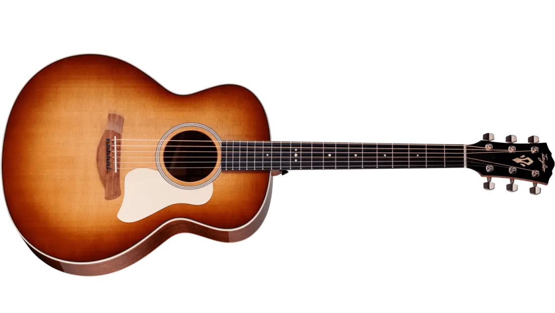 Gold Label 514e Tropical Mahogany Acoustic-Electric Guitar with Case - Sunburst with Cream Pickguard