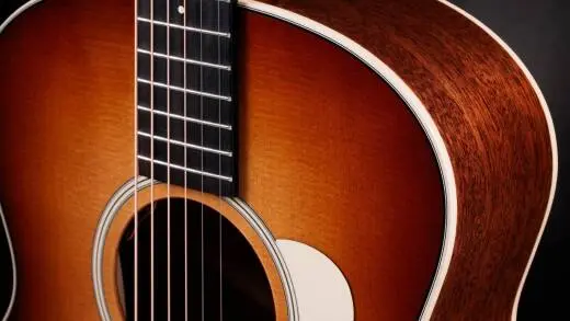 Gold Label 514e Tropical Mahogany Acoustic-Electric Guitar with Case - Sunburst with Cream Pickguard