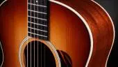 Gold Label 514e Tropical Mahogany Acoustic-Electric Guitar with Case - Sunburst with Firestripe Pickguard